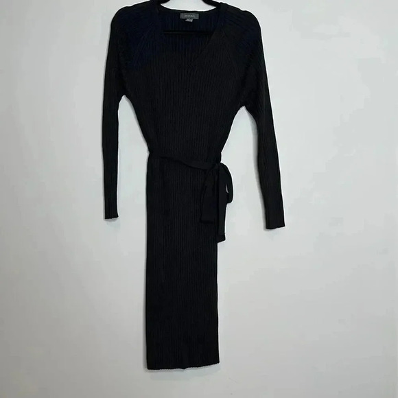 Primark Black Ribbed Dress  - Picture 1 of 9